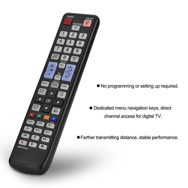 Ersättnings Universal Smart TV-fjärrkontroll för Samsung BN59-01015A