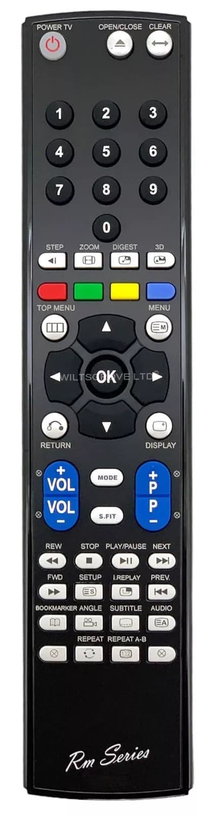 RM Series Remote Control fits SAMSUNG DVDS324ZXEE DVDS324ZXEF DVDS324ZXEG