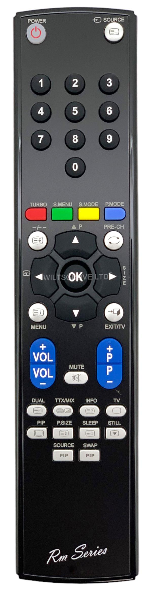 RM Series Remote Control fits SAMSUNG LE20S83B LE20S83BS LE20S83BS/ELD