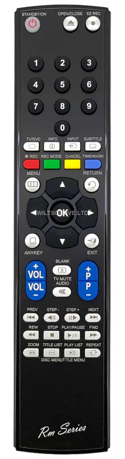 RM Series Remote Control fits SAMSUNG DVDR130XEE DVDR130XEF DVDR130XEG