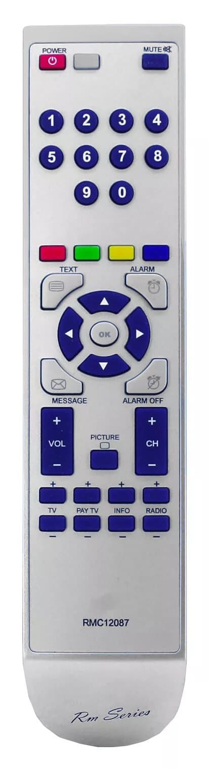 RM Series Remote Control fits PHILIPS 17HT3402/00Z 17HT3402/01Z 17HT3402/27V