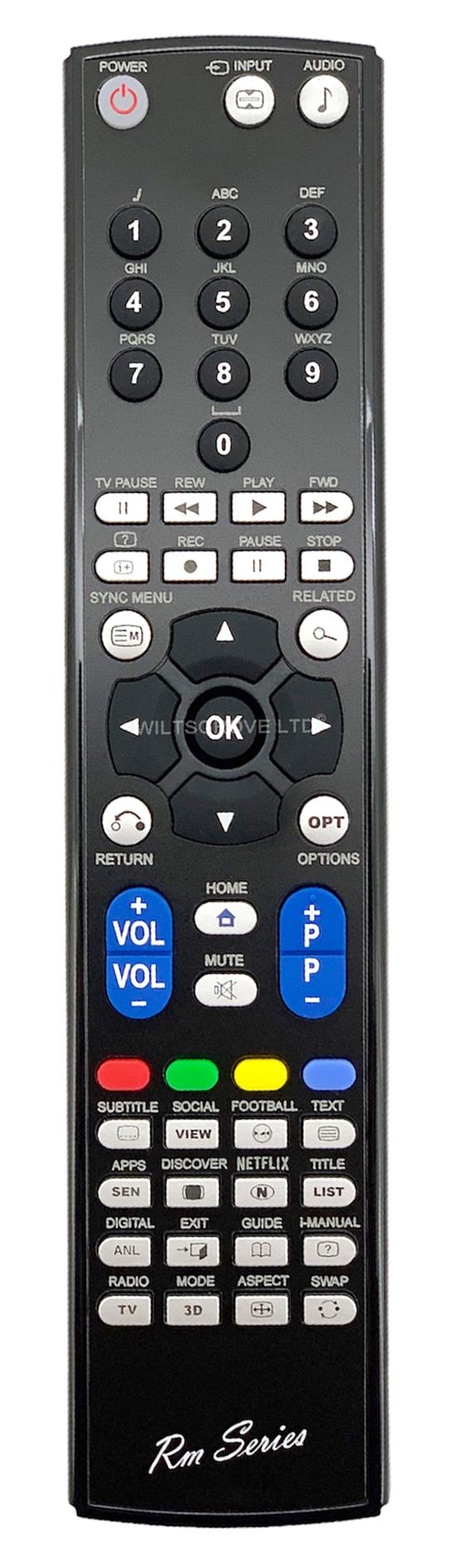 RM Series Remote Control fits SONY KDL-40R353C KDL-40R450 KDL40R450B KDL-40R450B