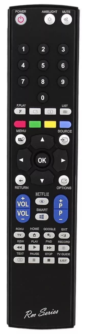 RM Series Remote Control fits PHILIPS 43PUS7394/12 43PUS7406/12 43PUS7505/12