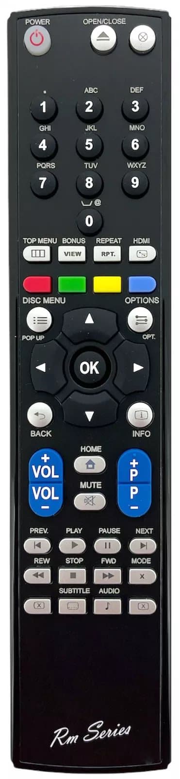 RM Series Remote Control fits PHILIPS BDP300005 BDP300012 BDP300051 BDP3100/05