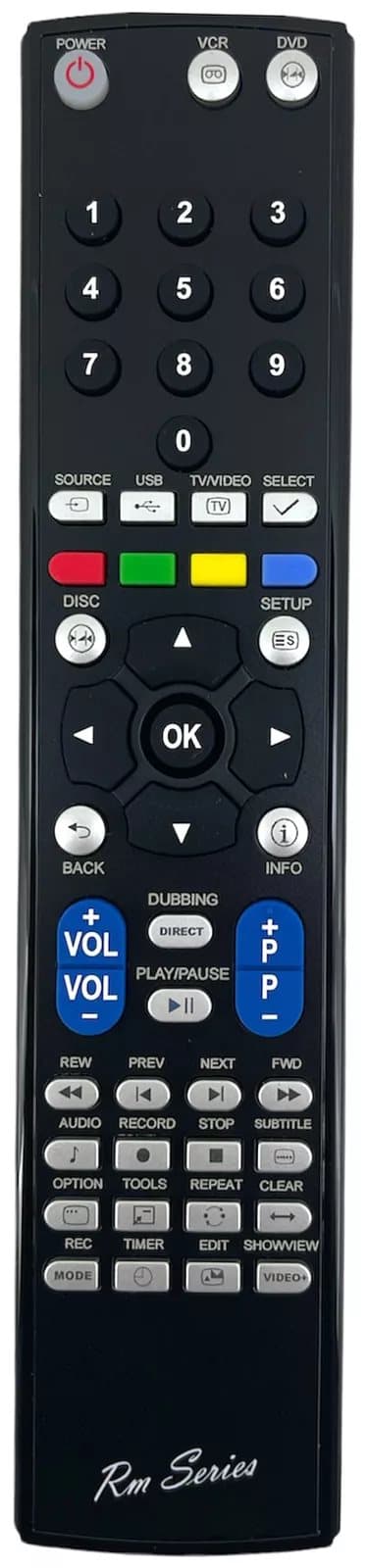 RM Series Remote Control fits PHILIPS DVDR3430V/51 DVDR3430V/58 DVDR3432V