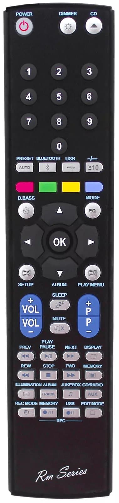 RM Series Remote Control fits PANASONIC SC-AKX400EBK SCAKX600 SCAKX660E