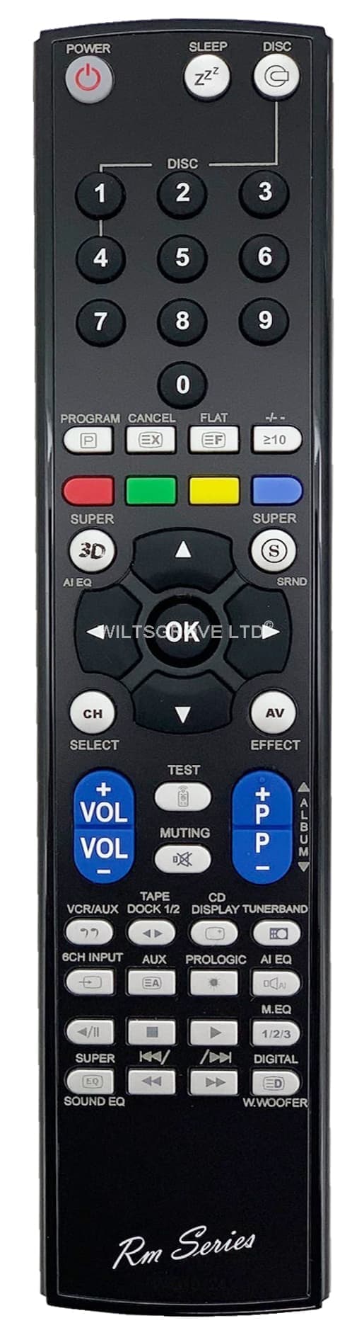 RM Series Remote Control fits PANASONIC SA-EH790EB-S SAEH790EGS SA-EH790EG-S