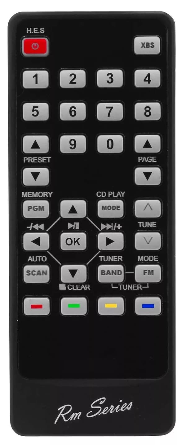 RM Series Remote Control fits PANASONIC RXD25GCK RX-D25GC-K RXD25GCS RX-D25GC-S