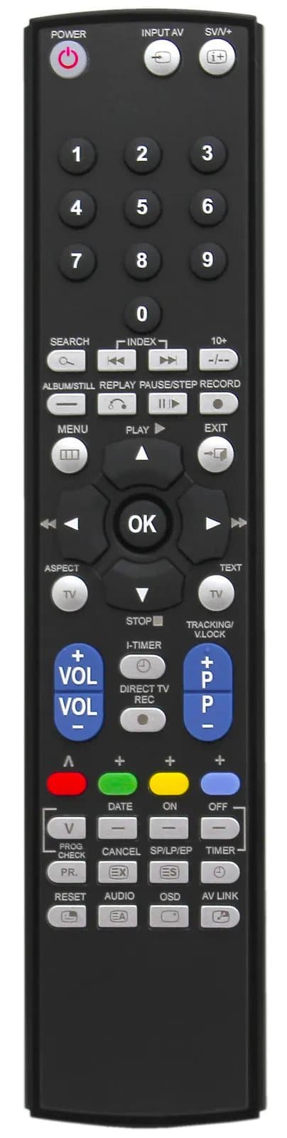 RM Series Remote Control fits PANASONIC NVSD240B NV-SD240B NVSD240EGS NVSD270