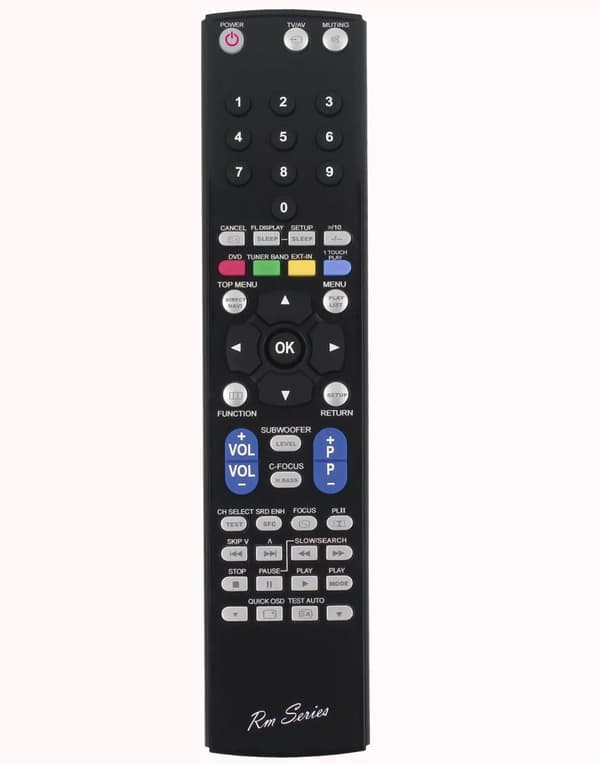 RM Series Remote Control fits PANASONIC SA-PT250EE-S SAPT250EGS SA-PT250EG-S