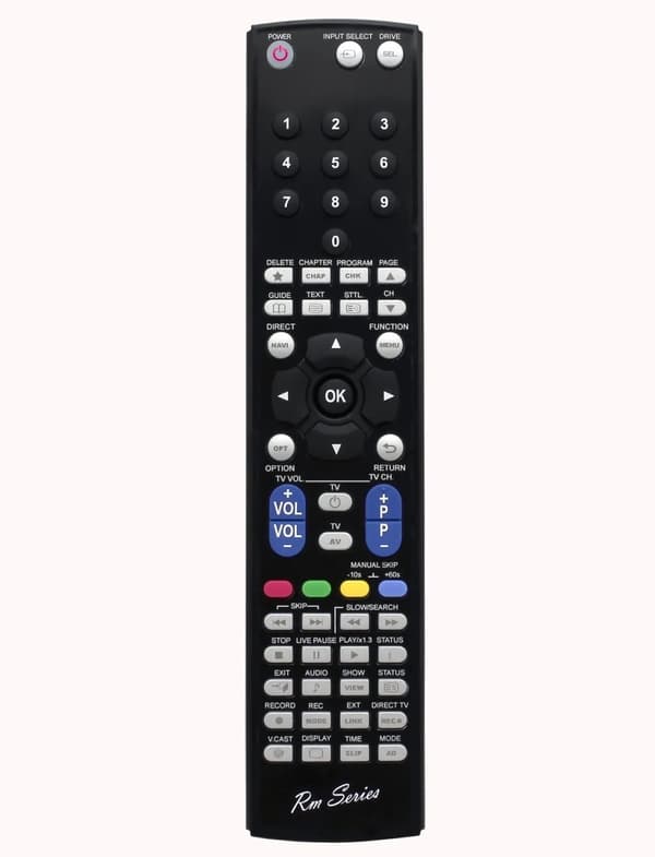 RM Series Remote Control fits PANASONIC DMREX79EBAK DMR-EX79EBA-K DMREX79EGAK