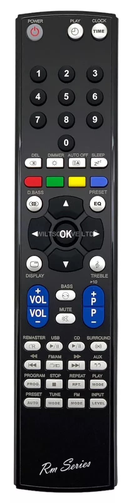 RM Series Remote Control fits PANASONIC SAPM02PHS SA-PM02PH-S SA-PM04 SAPM04EBS