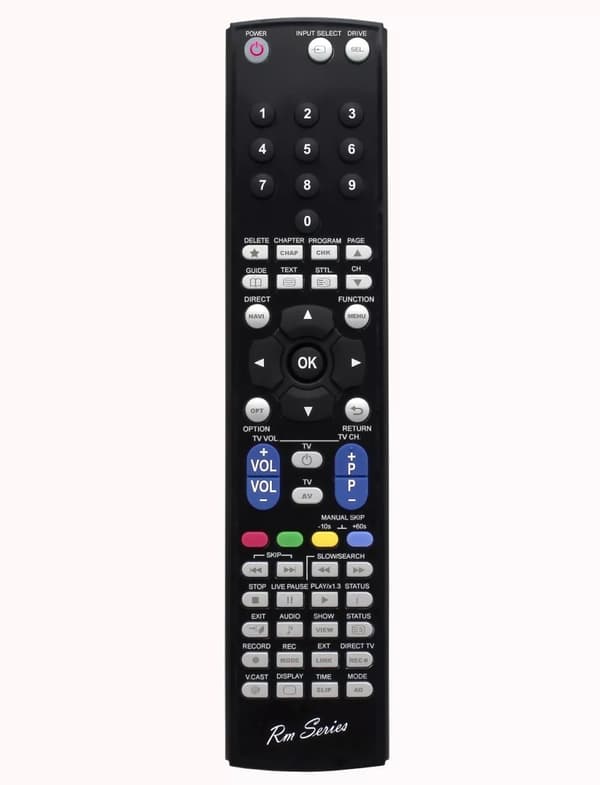 RM Series Remote Control fits PANASONIC DMR-EX96CEGK DMREX96CEGS DMR-EX96CEGS