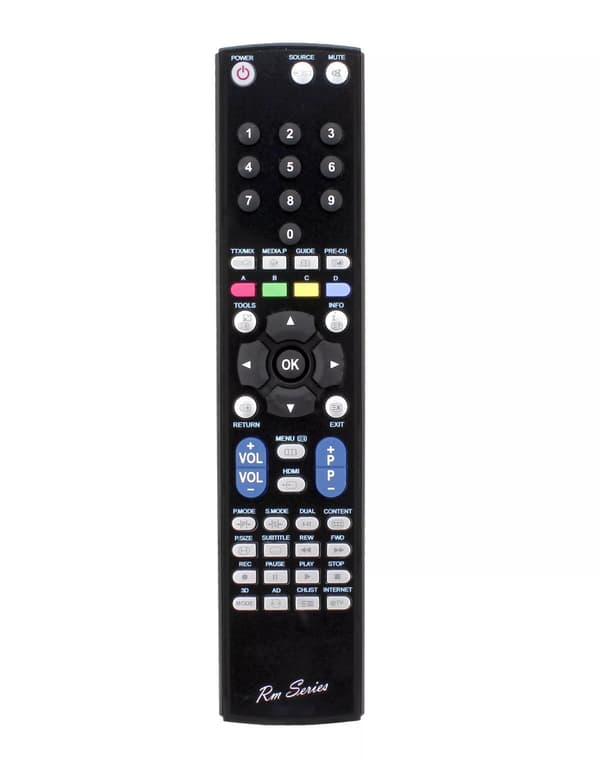 RM Series Remote Control fits SAMSUNG LE26C350D1WXXH LE26C350D1WXXN