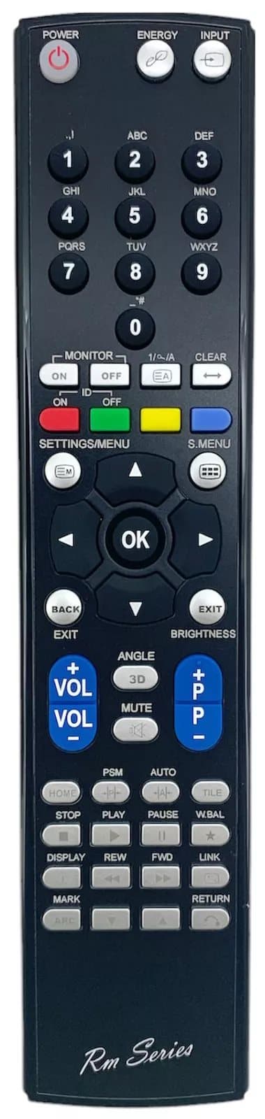 RM Series Remote Control fits LG 55LS73B 55LS75A 55LV35A 55LV35A-5B.AEK