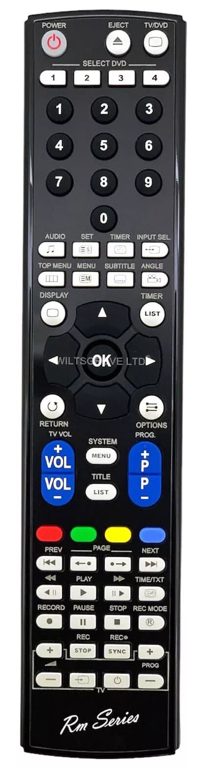 RM-Series Replacement Remote Control fits Sony RDR-GX120-PREM