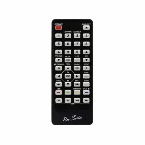 Replacement Remote Control For Sony ZS-D55 ZSD55 Portable Stereo Deck Boombox