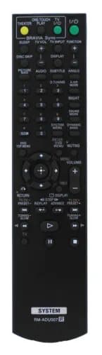 RM-ADU007 Replacement Remote Control for SONY Home Theater DAV-DZ560 DAV-DZ260