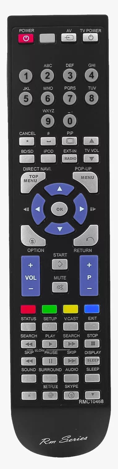 RM-Series  Replacement Remote Control fits Panasonic SA-BTT350 SABTT350