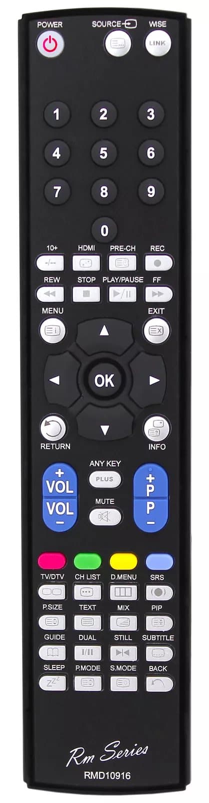 RM Series Remote Control fits SAMSUNG LE52M86BDXXEH LE52M86BDXXEU LE52M87BC