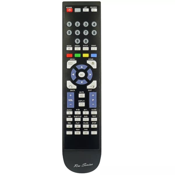 RM Series Remote Control fits TOSHIBA 65U6763DA 65U6763DAT 65U6763DB 65U6763DG