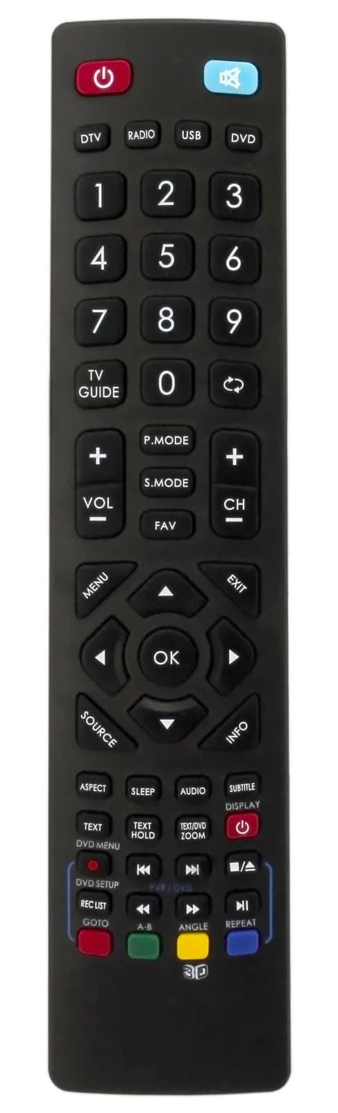 Original Blaupunkt BLF/RMC/0005 TV Remote Control for X32/56G-GB-1B-TCU-UK