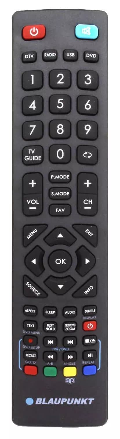 Original Blaupunkt UNF/RMC/0003 TV Remote Control for 49-1480 49-235 50-148Z