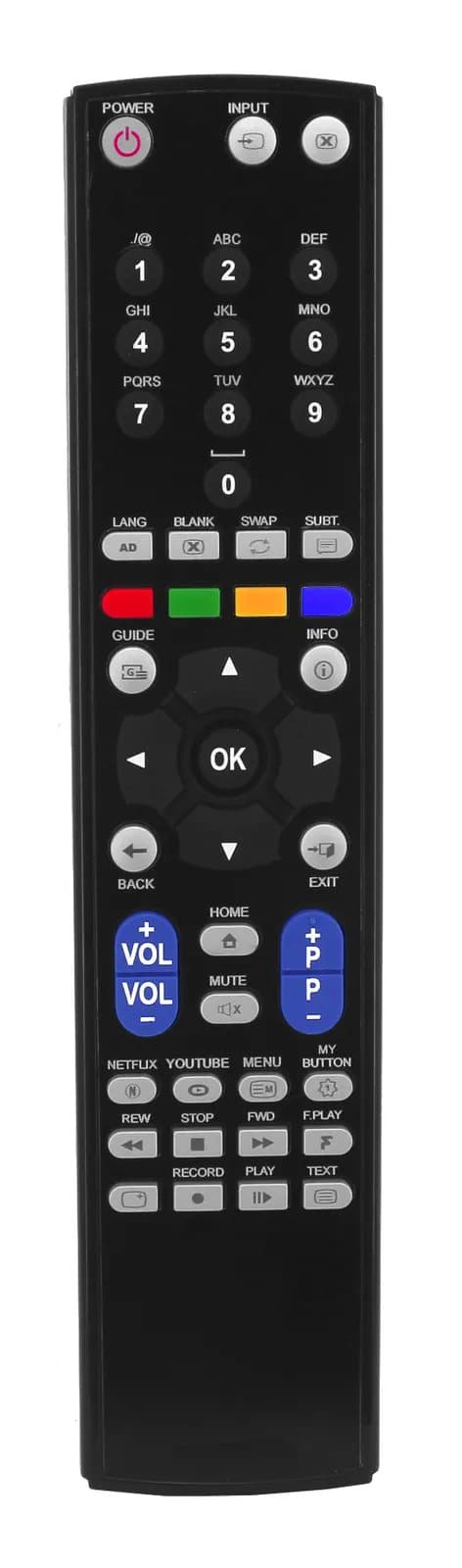 RM Series Remote Control fits TOSHIBA 55QA4C63DB 55QA4C63DG 55QA4C63DGX