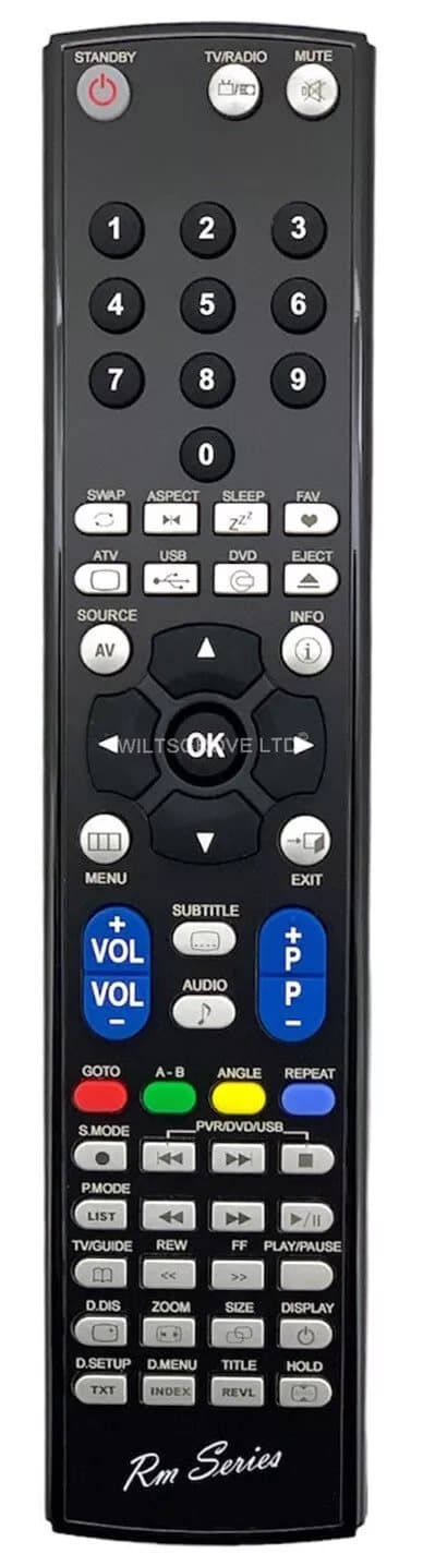 RM Series Remote Control fits BLAUPUNKT BLA-40/188N-GB-5B-FHBQKUP-EU