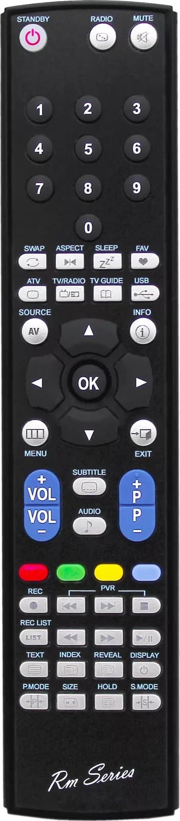 RM Series Remote Control fits BLAUPUNKT 32-188G-GB-5B-FTCU-UK 3256GGB
