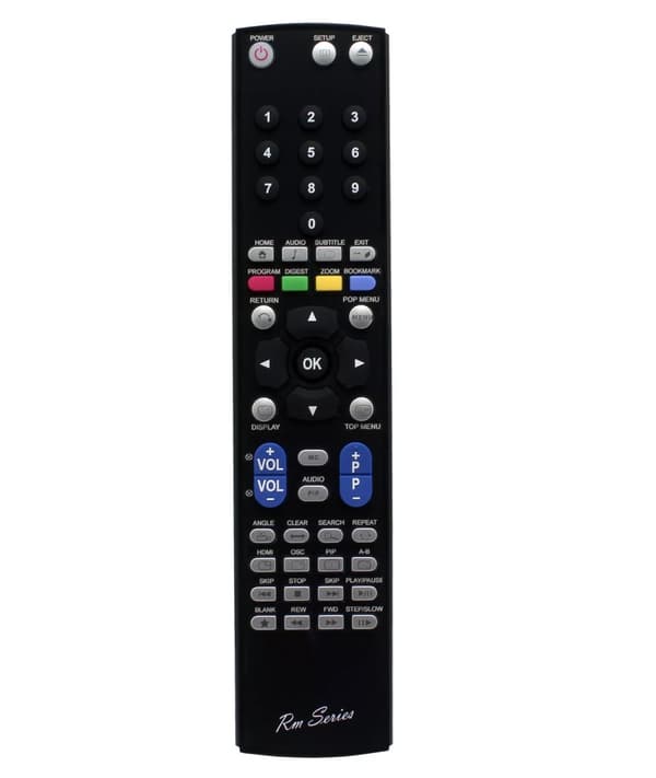 RM Series Remote Control fits TOSHIBA BDX5400 BDX5400KB BDX5400KE BDX6400KE