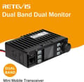 Miniatyrbild 2 av 6: Retevis RA25 Mobile Transceiver, Dual Monitor, 5W/20W, 500 Channel, FM Radio, 5Tone/2Tone/DTMF, 1,44 tum TFT Display
