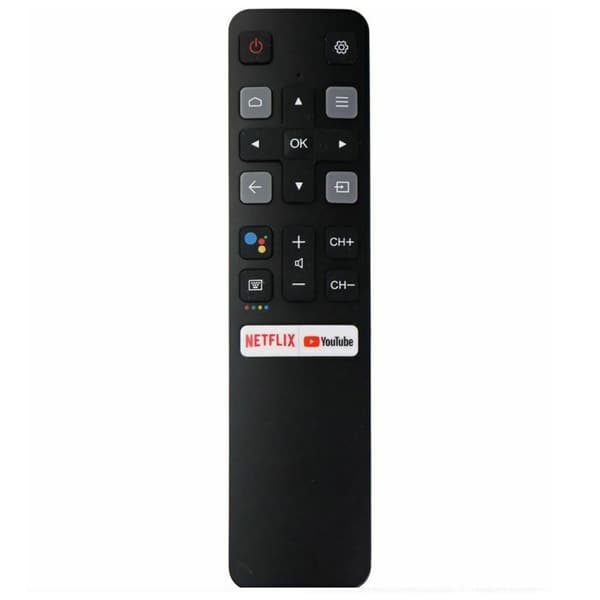 TV fjernbetjening med stemmefunktion Erstatning for RC802V TCL TV - FNR1