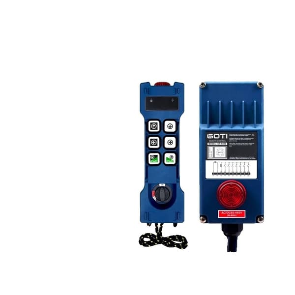Industriel kranfjernbetjening, trådløs betjening, kompatibilitet med løftekran, GT-RS06 1 Hastighedsnøgler, 65-440V AC DC UHF GT-RS06 1 Speed Keys