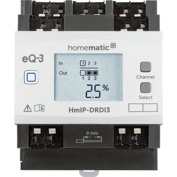Homematic IP Trådlös dimningsaktuator HmIP-DRDI3