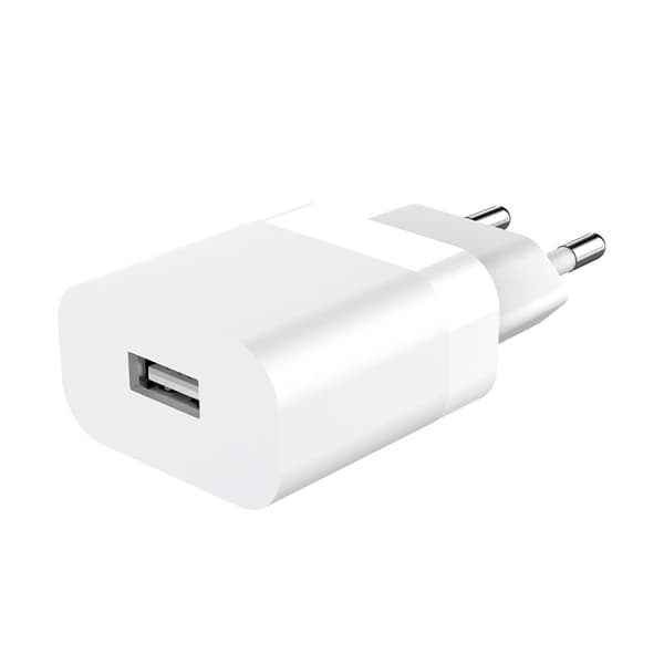 Oplader 220V 1xUSB-A 2,4A Hvid