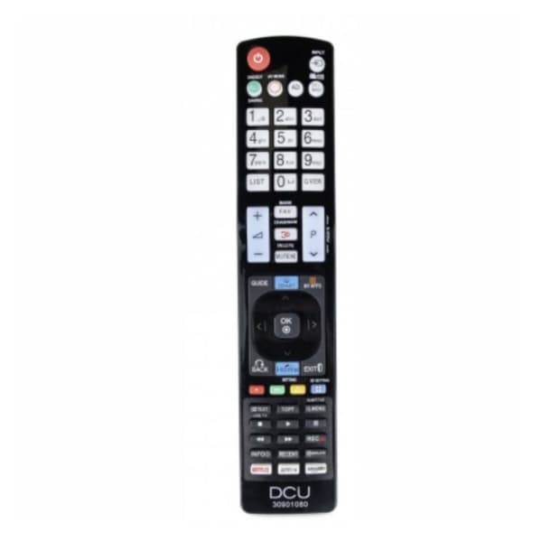Kaukosäädin DCU Télécommande Musta musta