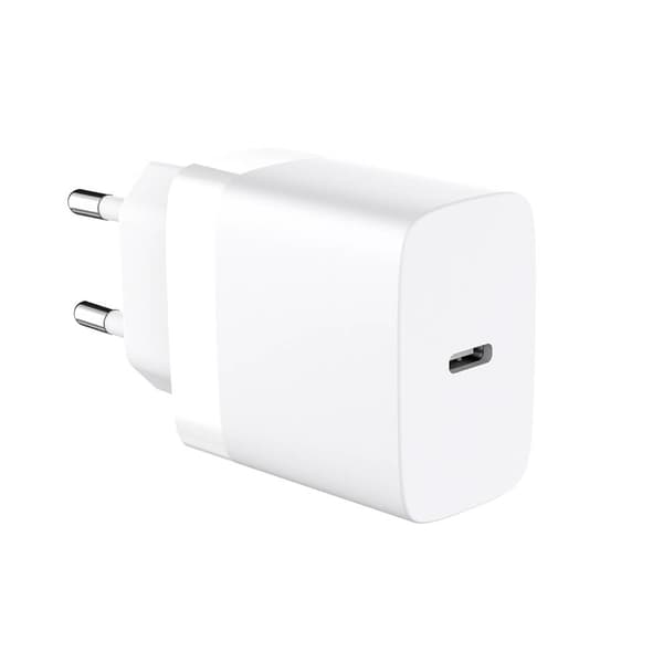 Oplader 220V 1xUSB-C PD/PPS 30W Hvid