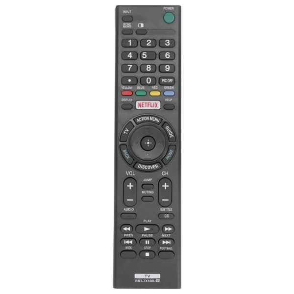 TV fjernbetjening Erstatning til RMT-TX100U Sony TV
