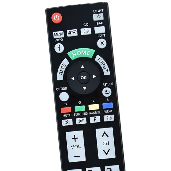 TV fjärrkontroll Ersättning för N2QAYB000862 För Panasonic TV med Easy to Use knapp