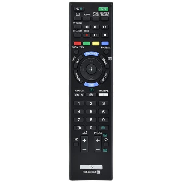 TV:n kaukosäädin Korvaa RM-GD031 Sony TV:lle