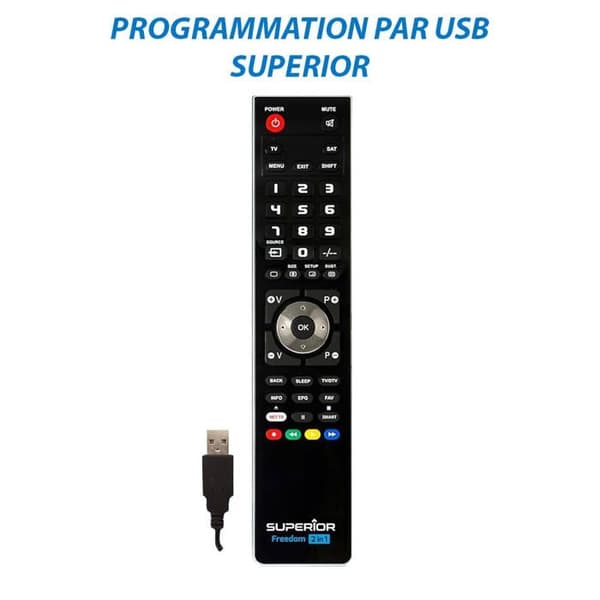 KLAR ATT ANVÄNDA FJÄRRKONTROLL FÖR PHILIPS TV Svart