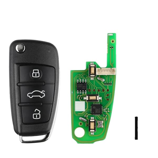 VVDI2 Universal Fjärrnyckel för Audi, 3 Knappar, Paket om 5,5st