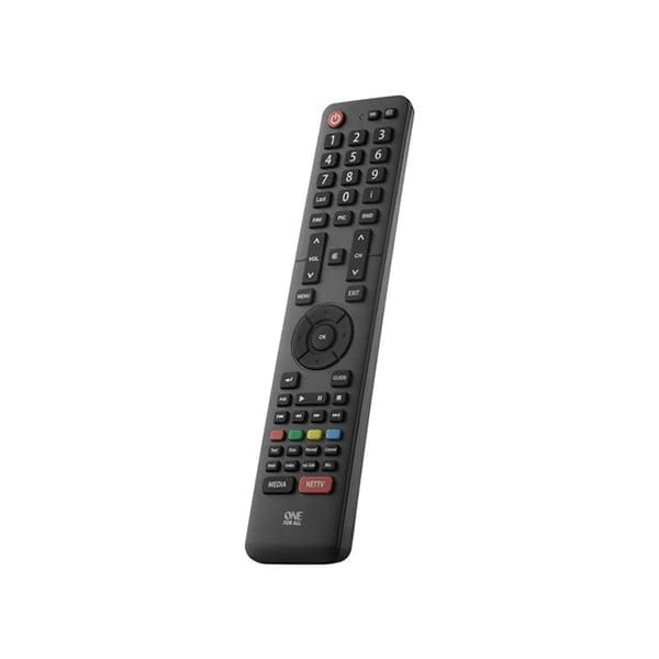 Universal Fjärrkontroll - ONE FOR ALL - URC1916 - Kompatibel med Hisense TV - Elegant Design - Svart