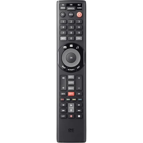 EN FÖR ALLA URC7955 - Smart Control 5in1 universalfjärrkontroll - Enkel konfiguration via Smartphone-applikation