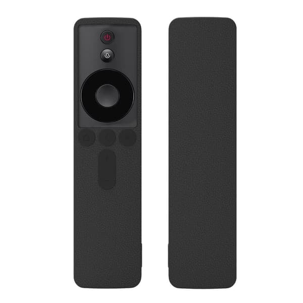 INF Silikonskyddsfodral för Xiaomi TV-fjärrkontroll 4A/4C/4X/4S/S65/A55/X50 0 Svart
