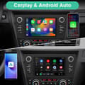 Miniatyrbild 3 av 6: AWESAFE 4G Android 13 Bilradio 4GB+64GB för BMW Series 3 E90 E91 E92 E93 med Carplay Android Auto 7-tumsskärm GPS
