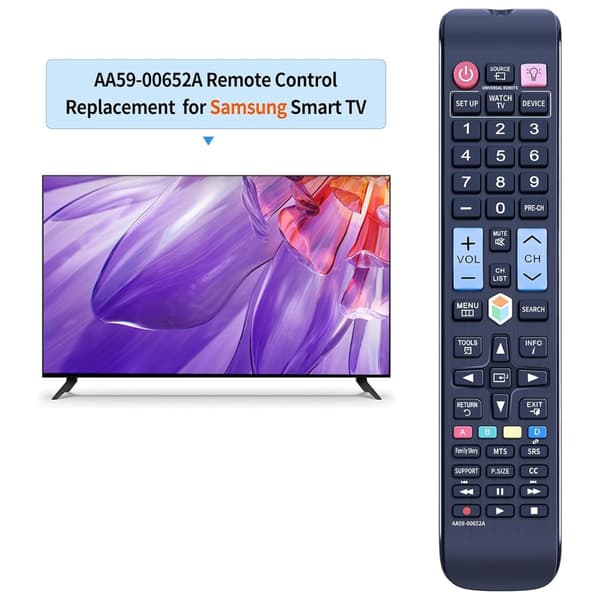 TV fjernbetjening Erstatning til AA59-00652A Samsung TV