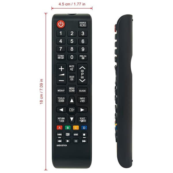 TV fjernbetjening Erstatning til AA59-00743A Samsung TV