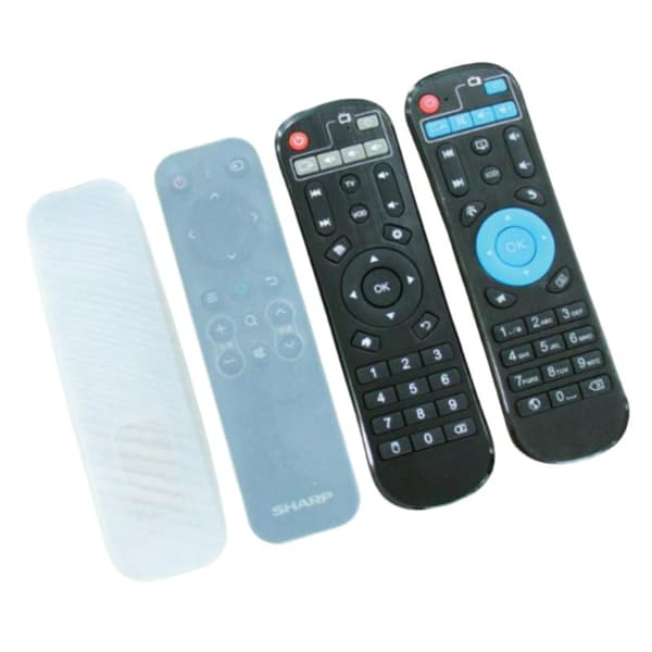 INF Silikonfodral för TCL Fjärrkontroll - Transparent Skydd Sharp remote control type X